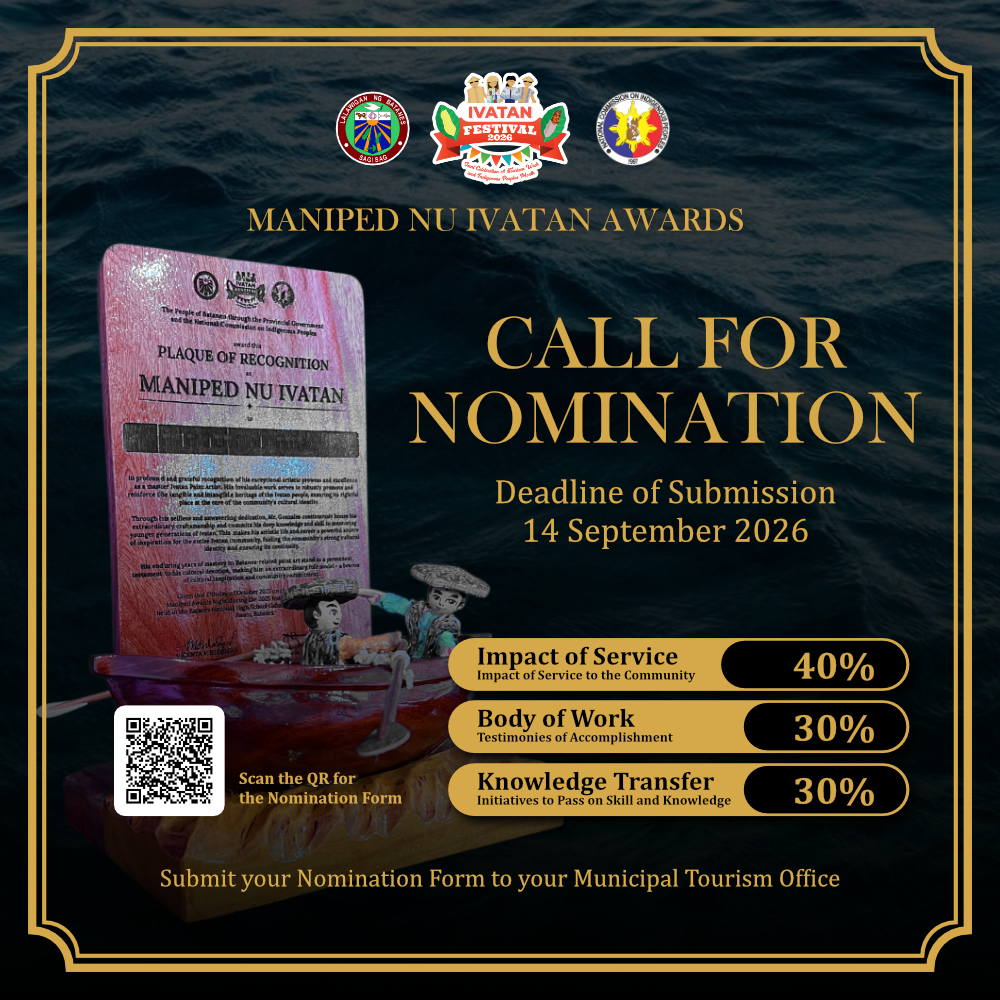 Call for Nomination for Maniped nu Ivatan Awards